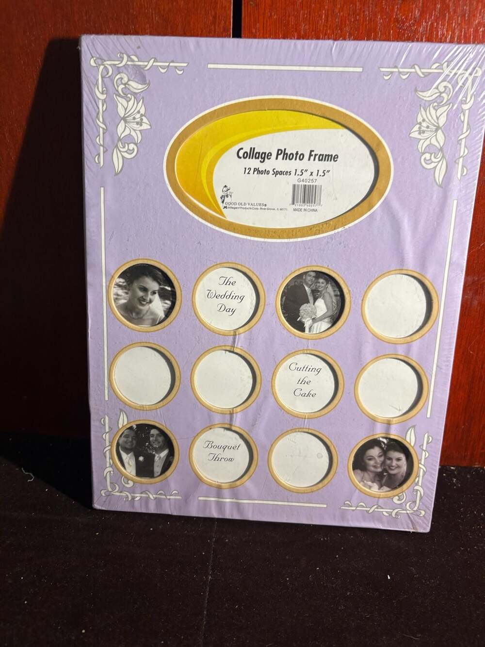 Good Old Values Wedding Day Collage Photo Frame 12 Photo Spaces